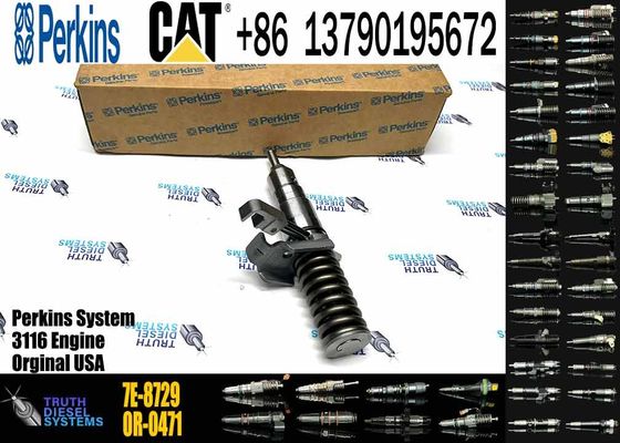Excavator Spare Parts E200B Excavator Fuel Injector 3114 Engine diesel Fuel Injector 7E8729 7E-8729