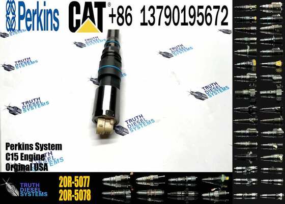 Excavator Diesel Fuel Injector C9.3 Engine Part 367-4293 20R-5077 for Caterpillar Engine-New Stainless Steel