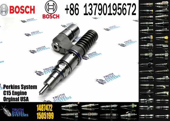 Common Rail Diesel Fuel Injector 0579255 1478643 1487472 1505199 for Caterpillar Excavator Remanufactured High Speed