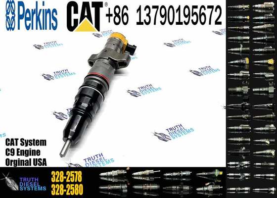 Injector 328-2578 Diesel Fuel Injector 328-2577 328-2576 for Caterpillar Excavator C9 Engine Parts