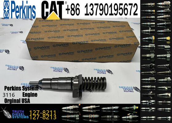 Diesel Engine Auto Parts Common Rail Fuel Injector 127-8211 1278211 127 8211 for Engine 3114 3116 3126