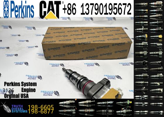 Diesel Engine Fuel Injector 198-6605 222-5966 4P9075 4P9076 4P9077 7E6408 Injection Valves for CCaterpillar for Cat 3126 Engine