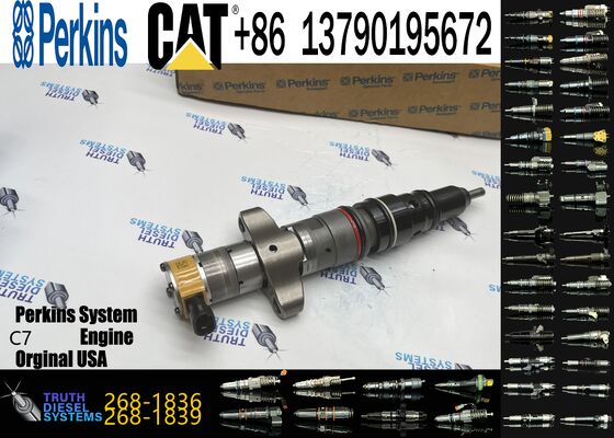Diesel Common Rail Injector 268-1836/295-1412 Compatible with for Engine C7 Forwarder 584/584HD