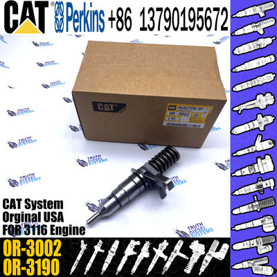 3116 Engine Diesel Fuel Injector 7E-8727 7E8727 0R3002 0R-3002 For Excavator 205B 213B 214B 224B