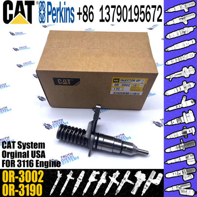 3116 Engine Diesel Fuel Injector 7E-8727 7E8727 0R3002 0R-3002 For Excavator 205B 213B 214B 224B