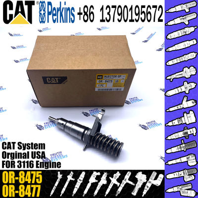 common rail injector 127-8207 1278207 0R-8475 for Caterpillar Engine 3116