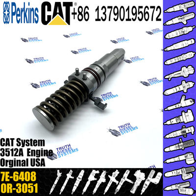 Fuel injector common rail parts injector 7E-6408 for CAT 3512A 3508 3512 3516