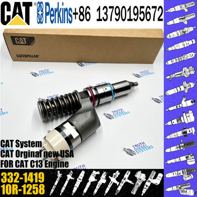 Excavator parts common rail injector 332-1419 10R-1258 317-5278 212-3465 for C13 diesel engines