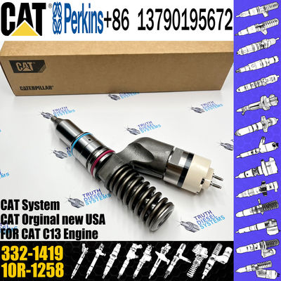 Excavator parts common rail injector 332-1419 10R-1258 317-5278 212-3465 for C13 diesel engines