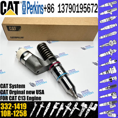 Excavator parts common rail injector 332-1419 10R-1258 317-5278 212-3465 for C13 diesel engines