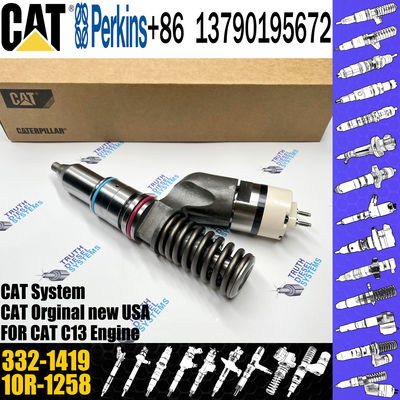 Excavator parts common rail injector 332-1419 10R-1258 317-5278 212-3465 for C13 diesel engines