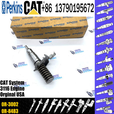3116 Engine Diesel Fuel Injector 7E-8727 7E8727 0R-3002 For Caterpillar Excavator 205B 213B 214B 224B E110B E240B E240C