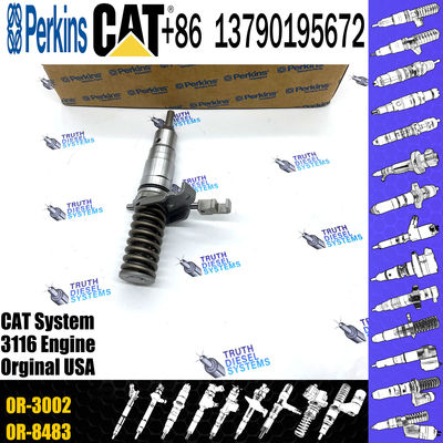 3116 Engine Diesel Fuel Injector 7E-8727 7E8727 0R-3002 For Caterpillar Excavator 205B 213B 214B 224B E110B E240B E240C