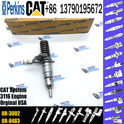 3116 Engine Diesel Fuel Injector 7E-8727 7E8727 0R-3002 For Caterpillar Excavator 205B 213B 214B 224B E110B E240B E240C