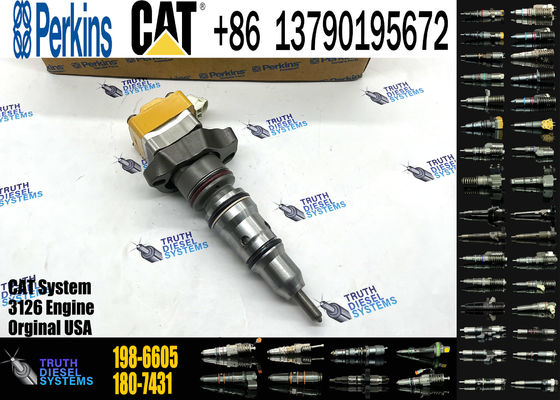 Fuel Injector 128-6601 198-6605 for Excavator Engine 3126 3126B