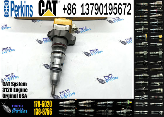 Construction Machinery Parts Diesel 3412E Engine Fuel Injector 174-7528 20R-4148 179-6020