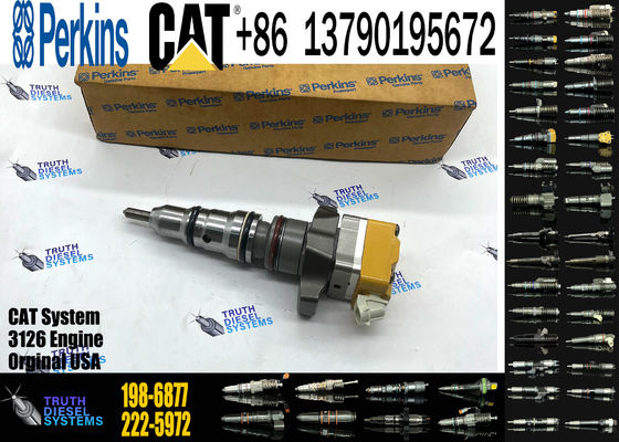 Construction Machinery 222-5965 20R-0758 10R-1257 198-6877 diesel fuel injector 2225965 20R0758 10R1257 198-6877 for CAT
