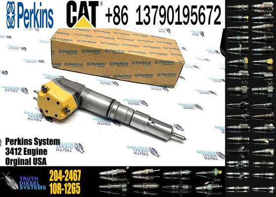 Excavator Engine parts Fule Injetor 204-2467 198-4752 232-1167 20R-5392 173-4059 198-6877 for 3412E 3408 Fuel Injector