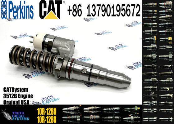 Excavator Spare Parts Common Rail Diesel Fuel Injector 10R-1280 250-1308 For CAT 3512B 3516B 3508B Engine