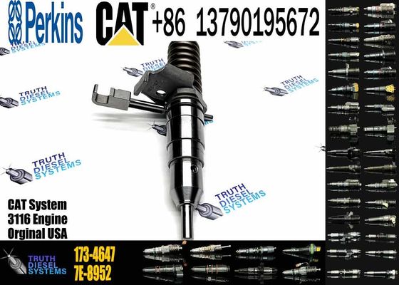 Excavator Spare Parts Common Rail Diesel Fuel Injector 1734647 173-4647 For CAT 3126 Engine