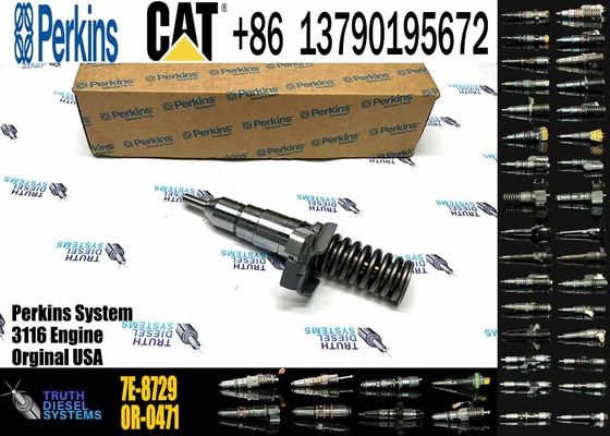 Excavator Spare Parts E200B Excavator Fuel Injector 3114 Engine diesel Fuel Injector 7E8729 7E-8729