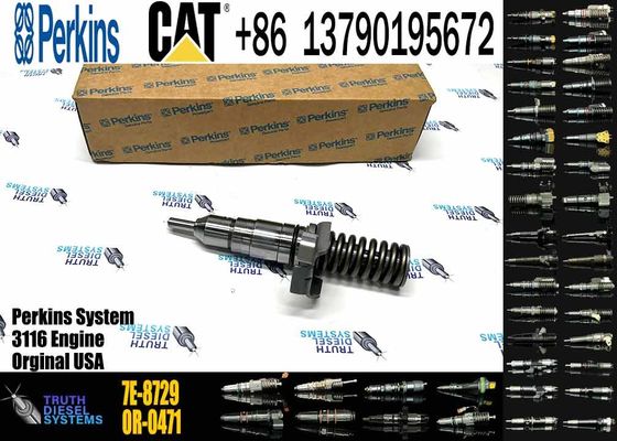 Excavator Spare Parts E200B Excavator Fuel Injector 3114 Engine diesel Fuel Injector 7E8729 7E-8729