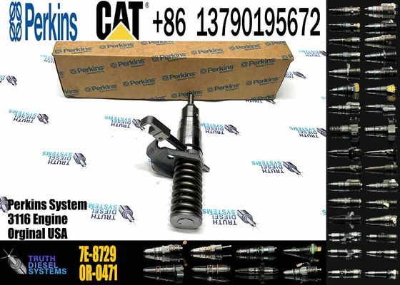 Excavator Spare Parts E200B Excavator Fuel Injector 3114 Engine diesel Fuel Injector 7E8729 7E-8729