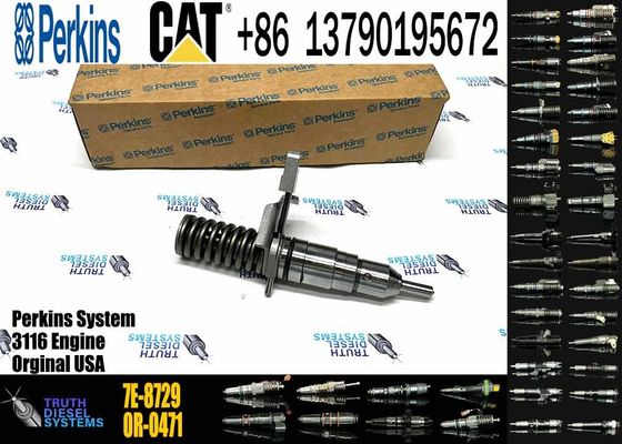 Excavator Spare Parts E200B Excavator Fuel Injector 3114 Engine diesel Fuel Injector 7E8729 7E-8729