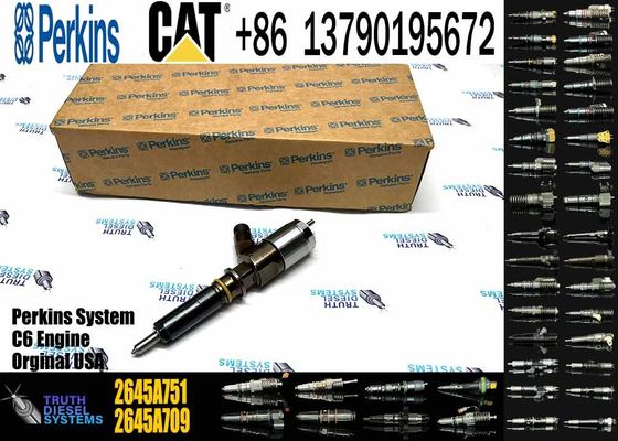 New 2645A753 321-3600 320-3800 10R7938 Diesel Fuel Injector for Caterpillar for Perkins for CAT C6.4 C6.6