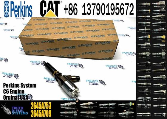 New 2645A753 321-3600 320-3800 10R7938 Diesel Fuel Injector for Caterpillar for Perkins for CAT C6.4 C6.6