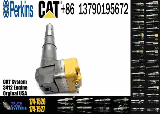 Fuel Injector 1747526 174-7526 20R0758 Compatible with Caterpillar CAT 3408 3412E Diesel Engine Truck AD40 AD45 AE40