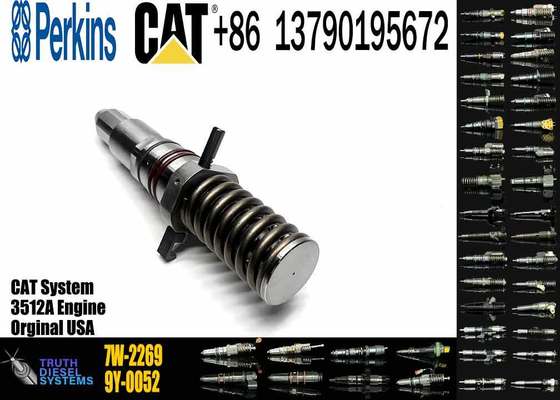 Round Head Fuel Injector for Cat C3500 2W-5201 61-4357 7C-9576 7W-2269 0R-3252 0R-1759 Generator Parts & Accessories