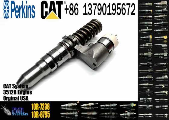 246-1854 2461854 Diesel Fuel Injector for Caterpillar CAT 3508C 3512C 10R-7238 Common Rail Injection Valves