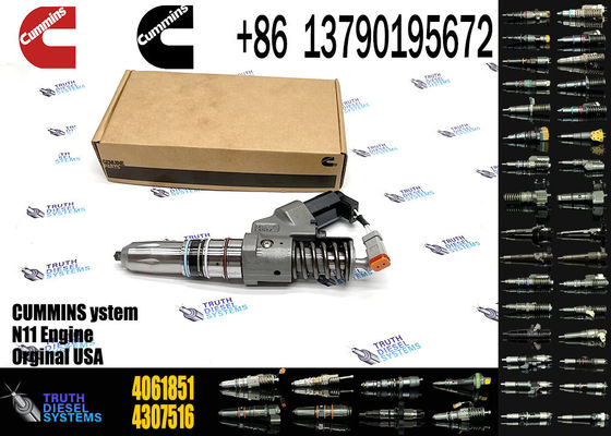 QSM11 ISM11 Diesel Engine Fuel Injector Parts New Condition Replacement 4061851 4026222 3411754 3083849 3411756