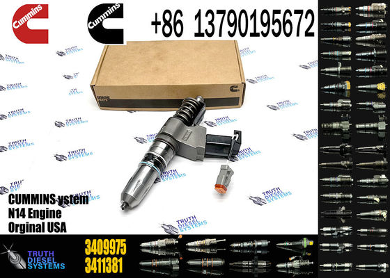 Common Rail Fuel Injector 3407776 3087807 3411385 341176 3409975 for Cummins QSN14 N14 Engine Excavator Parts