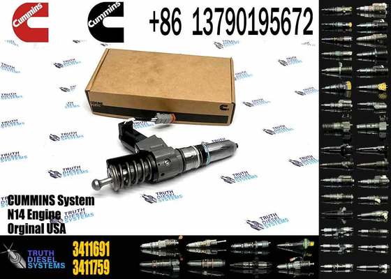 OEM N14 Engine Parts Common Rail Diesel Fuel Injector 3411760 3411691 3411765 3411766 For Cummins Engine Bulk Sale of Injectors