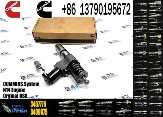 Common Rail Fuel Injector 3407776 3087807 3411385 341176 3409975 for Cummins QSN14 N14 Engine Excavator Parts