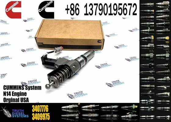 Common Rail Fuel Injector 3407776 3087807 3411385 341176 3409975 for Cummins QSN14 N14 Engine Excavator Parts