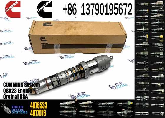 Common Rail Fuel Injector 4088431 4076533 4077076 for QSK19 QSK23 Engine