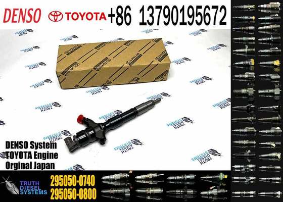 New Quality Diesel Injector 295050-0740 295050-0620 23670-30420 for 1KD-FTV 2KD-FTV D-4D 2.0 VVTi
