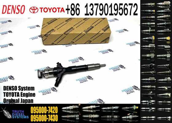 Diesel Fuel Injector 095000-7420 23670-30250 for Toyota 2.5 2KD-FTV Engine