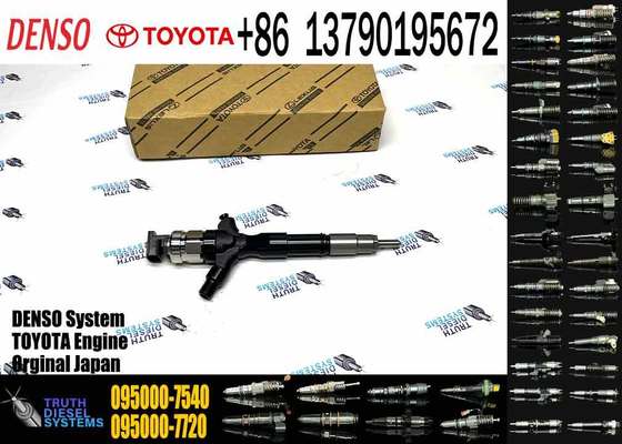 Common Rail Fuel Injector 095000-7540 23670-30280 2367030280 for Toyota Hilux 1KD-FTV Diesel Engine