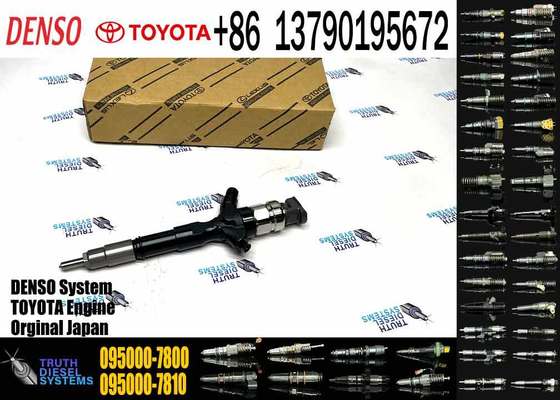 2KD-FTV Diesel Fuel Injector 23670-30310 9709500-780 095000-7800 for D-ENSO T-OYOTA HILUX 2.5L