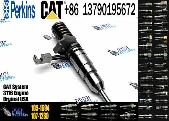 High Quality Common Rail Fuel Injector 102-7038 105-1694 107-1230 for Caterpillar Sprayer Excavator 3116