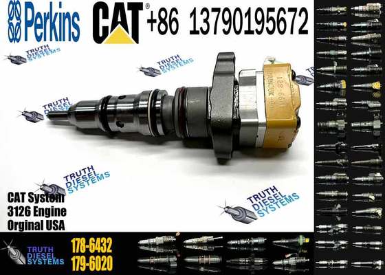 Diesel Fuel Injector for 3216 Excavator 3126E 3126B Common Rail Injector 178-6432 10R-9348 188-1320 10R-9237