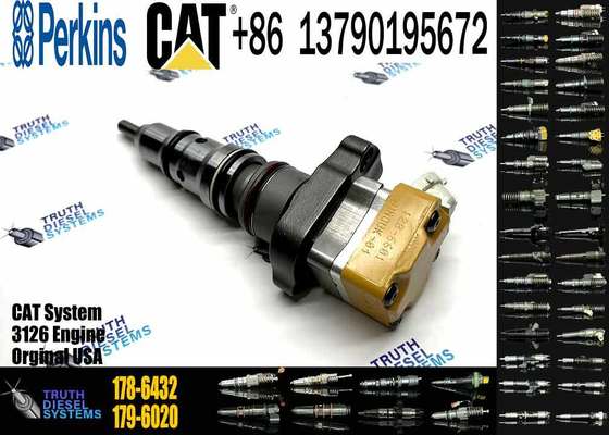 Diesel Fuel Injector for 3216 Excavator 3126E 3126B Common Rail Injector 178-6432 10R-9348 188-1320 10R-9237