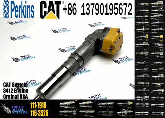 Diesel Engine Parts Fuel Injector 174-7526 1747526 174-7527 111-7916 59-0835 159-0836 for Excavator Loader 990 3408 3412 5110B