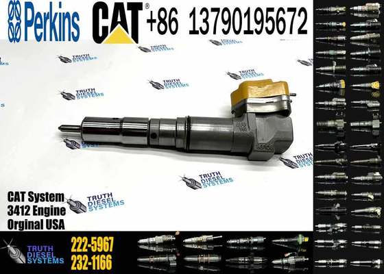 Excavator Parts Engine 3408 3412 Fuel Injector 4CR01974 169-7408 174-7527 222-5967 20R-0760 for Construction Machinery