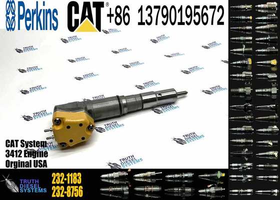 Fuel Injector 10R1266 232-1183 232-1173 232-1168 174-7528 174-7526 for Cat Engine 3412 3412E Excavator Spare Parts