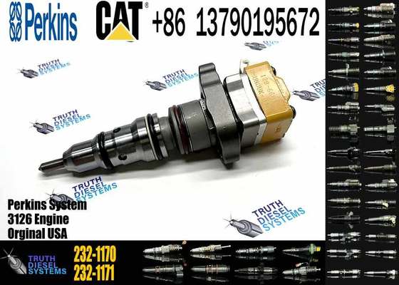 Excavator Injector 232-1170 2321170 for 3126 Engine Parts Diesel Nozzle Assembly Auto Parts